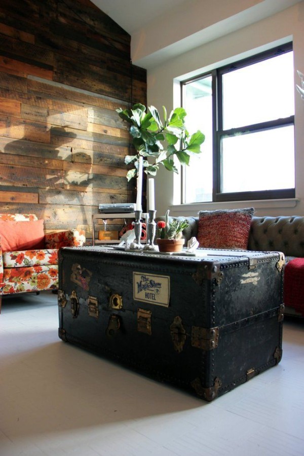 16 Old Trunks Turned Coffee Tables That Bring Extra Storage and