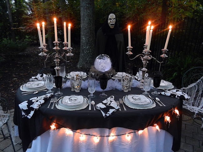 Image result for halloween table