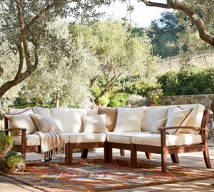 Outdoor sectional sofa from Pottery Barn