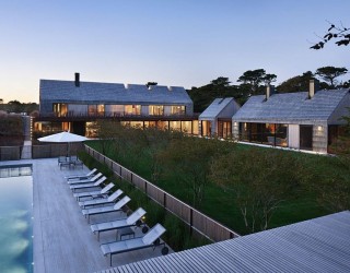 Gabled Potato Barns Inspire Modern East Hampton Family Home