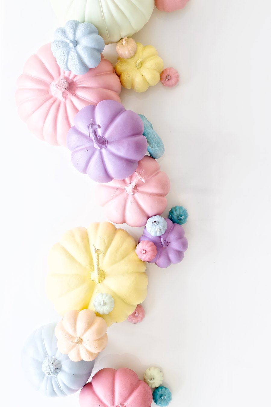 Pastel pumpkins from StudioDIY