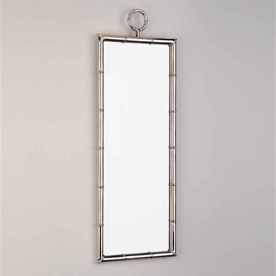 Polished nickel mirror from Jonathan Adler