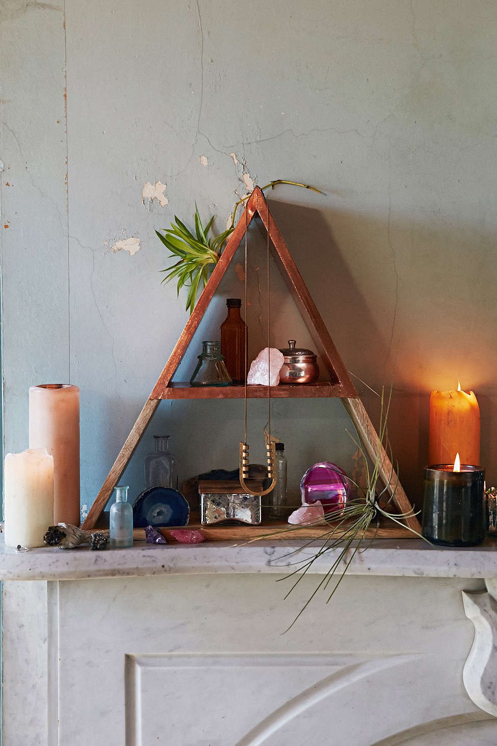 Pyramid shelving from Urban Outfitters