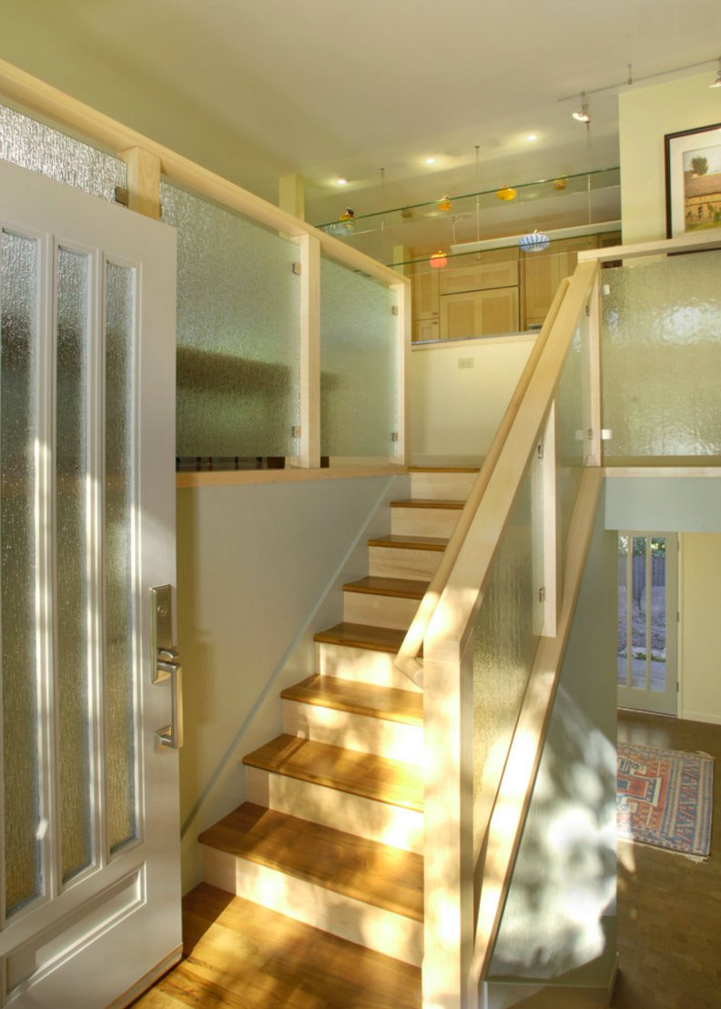 Rain glass stairwell