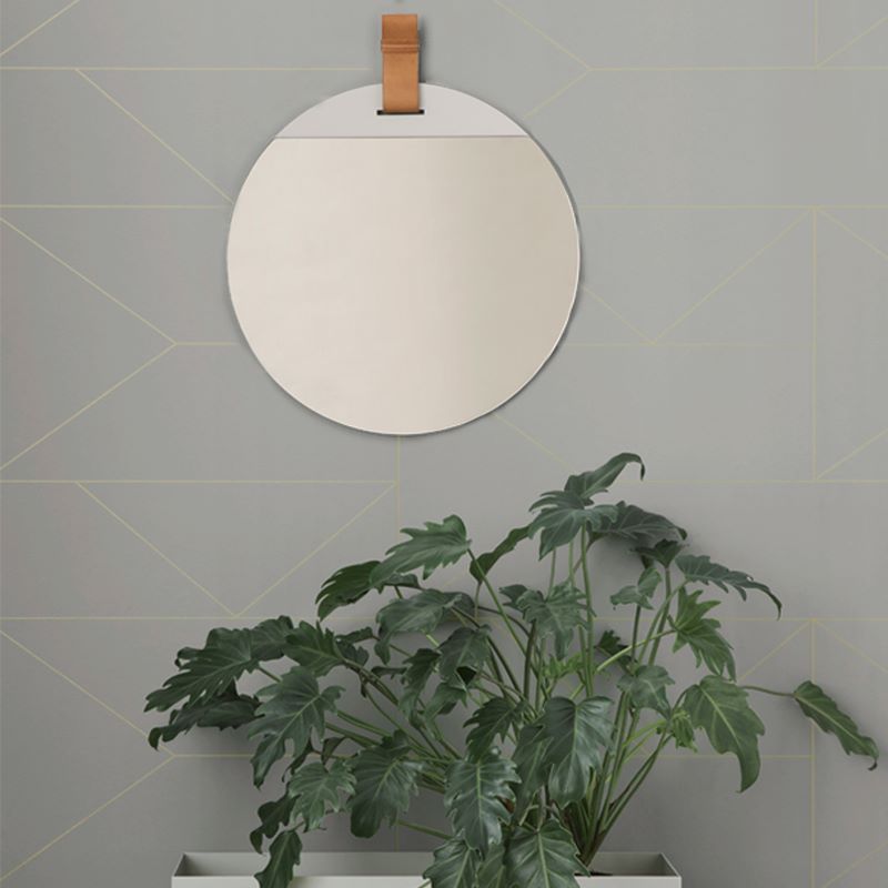 Round mirror from ferm LIVING