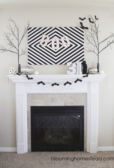 18 'Spooktacular' Halloween Ideas for Your Fireplace Mantel | Decoist