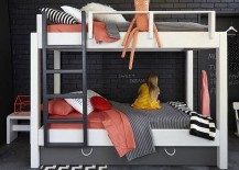 Trendy-contemporary-kids-bedroom-with-bunk-beds-and-chalkboard-walls-217x155