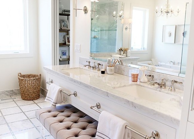 25 Bathroom Bench and Stool Ideas for Serene Seated Convenience | Decoist