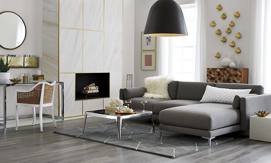 Two-piece sectional sofa from CB2