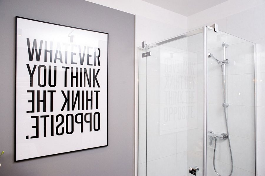 A bit of inspiration in the contemporary bathroom!