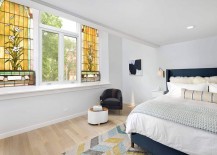 Beautiful-modern-bedroom-with-church-windows-that-bring-color-and-pattern-217x155