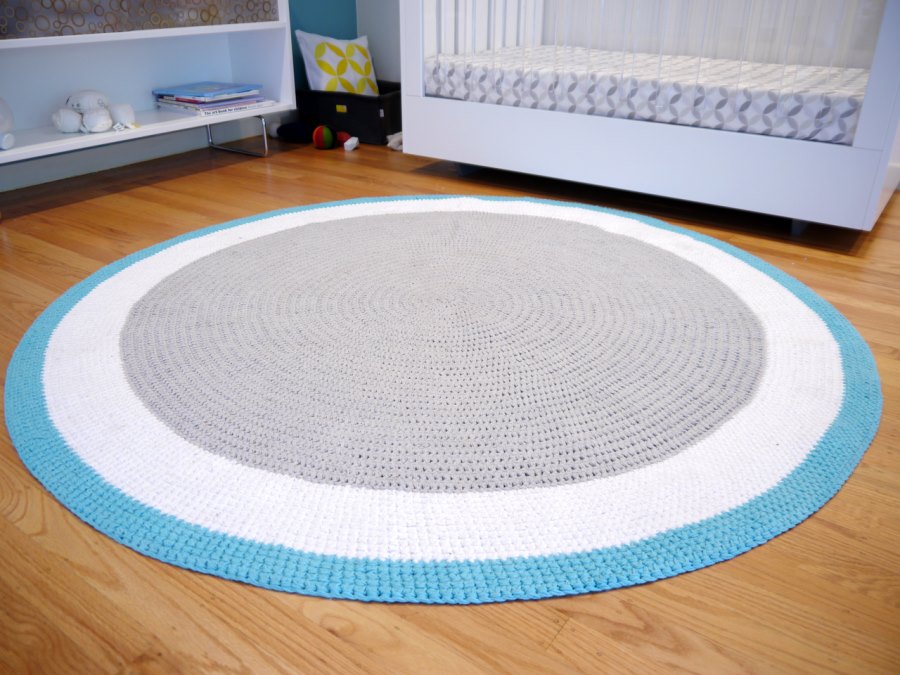 Blue rug from Spot on Square