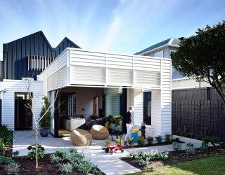 Trendy Rear Extension Revitalizes Classy Double-Fronted Auckland Cottage