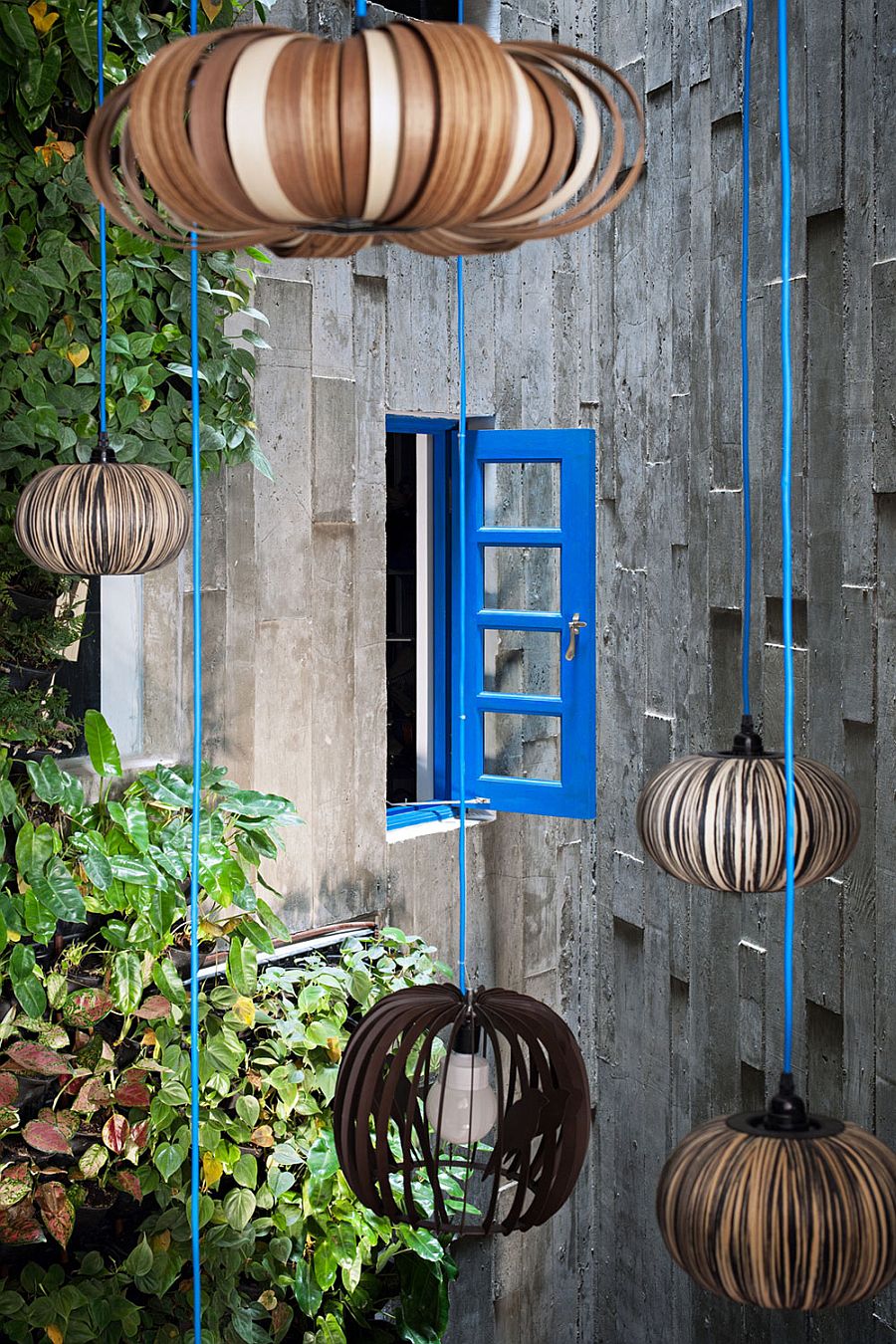 Central courtyard offers much more than just ventilation in this unique home