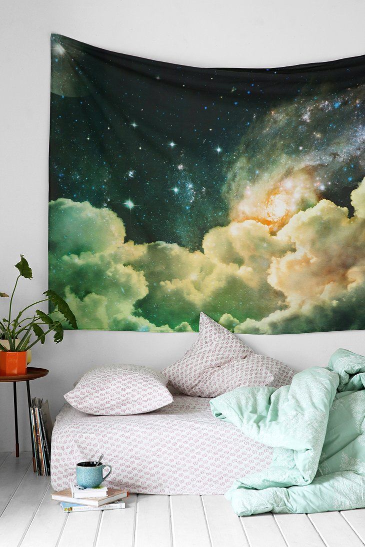 Cloud and cosmos tapestry from Urban Outfitters