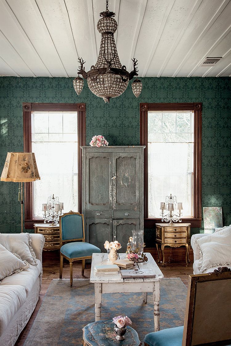 Combine your personal quirks with the design principles of shabby chic [Photography: Amy Neunsinger]
