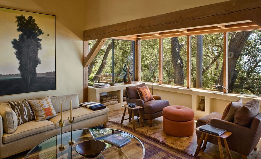 Contemporary decor brings luxury to the Big Sur Cabin