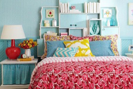 17 Bookshelves That Double as Headboards