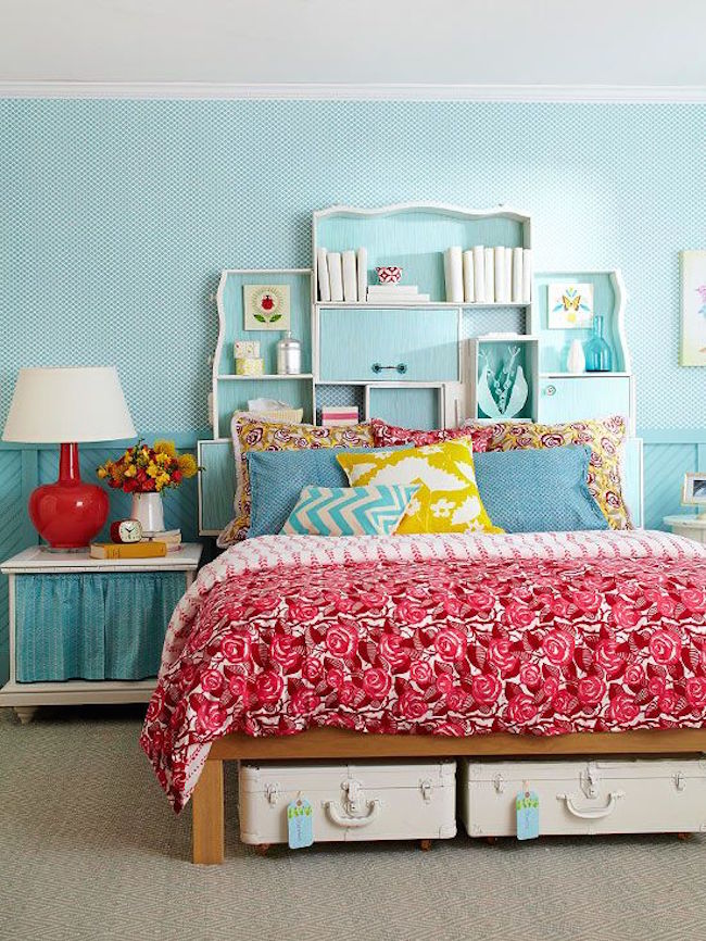 girls bookcase bed