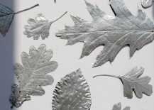 Fall-leaves-painted-in-silver-217x155
