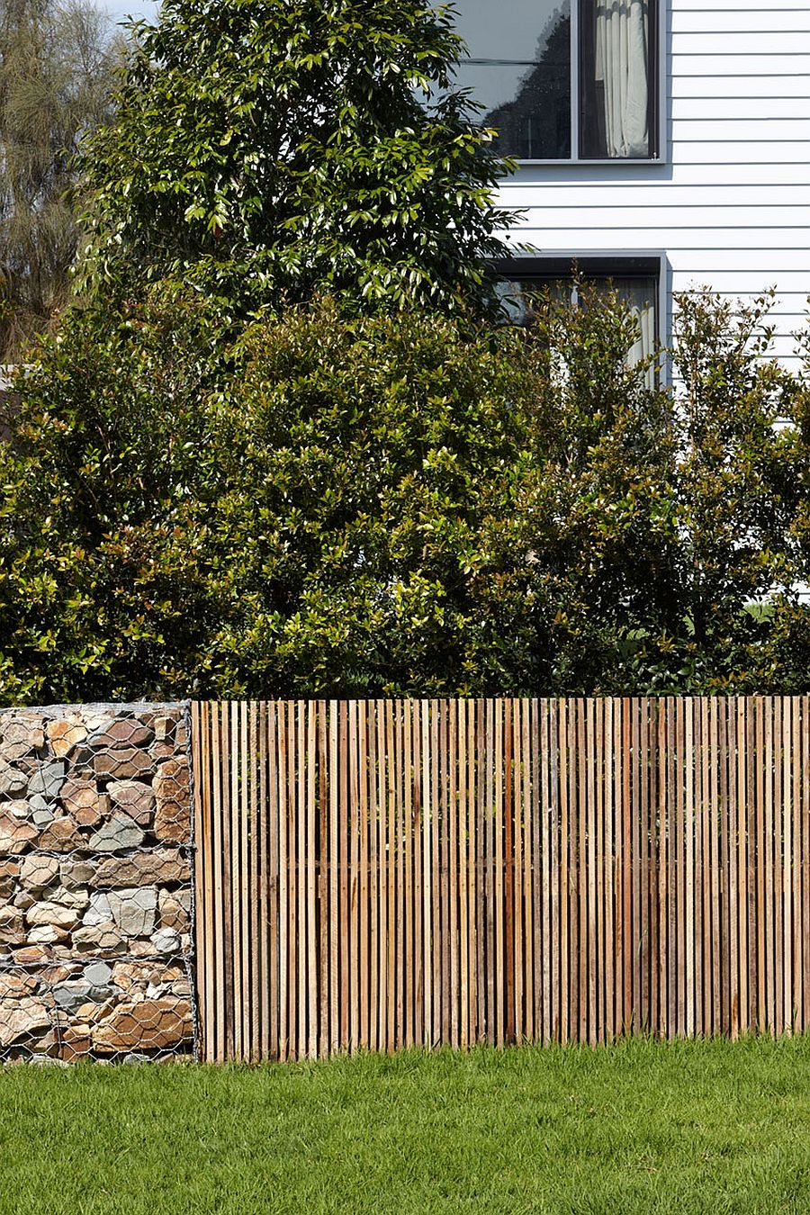 Fence around the house seems rustic and modest