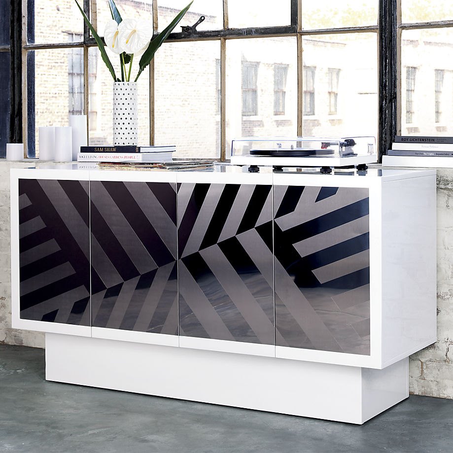 Glamorous console from Kravitz Design and CB2