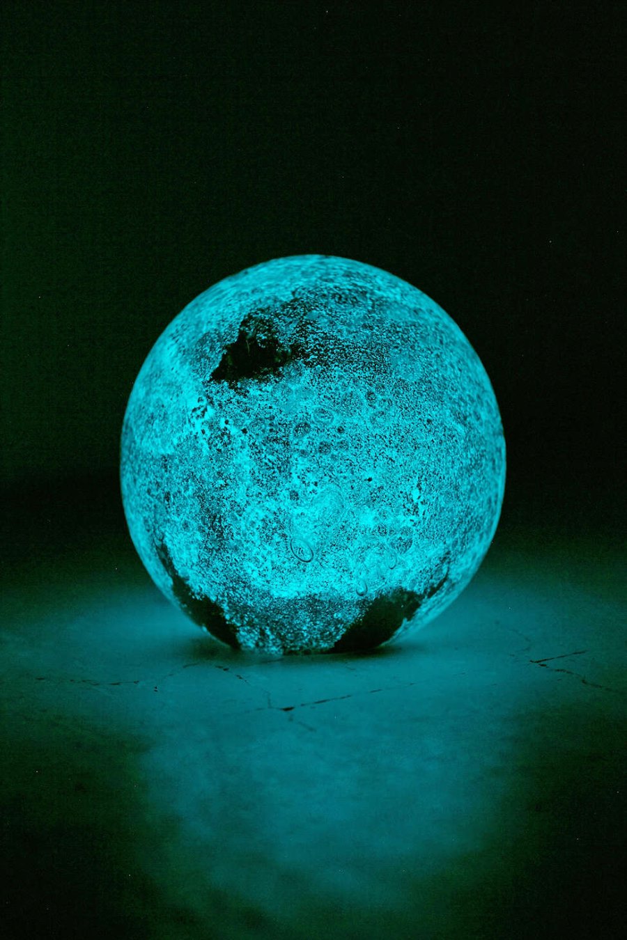 Glow-in-the-dark glass moon from Urban Outfitters