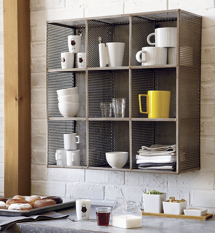 Industrial wall shelf from CB2