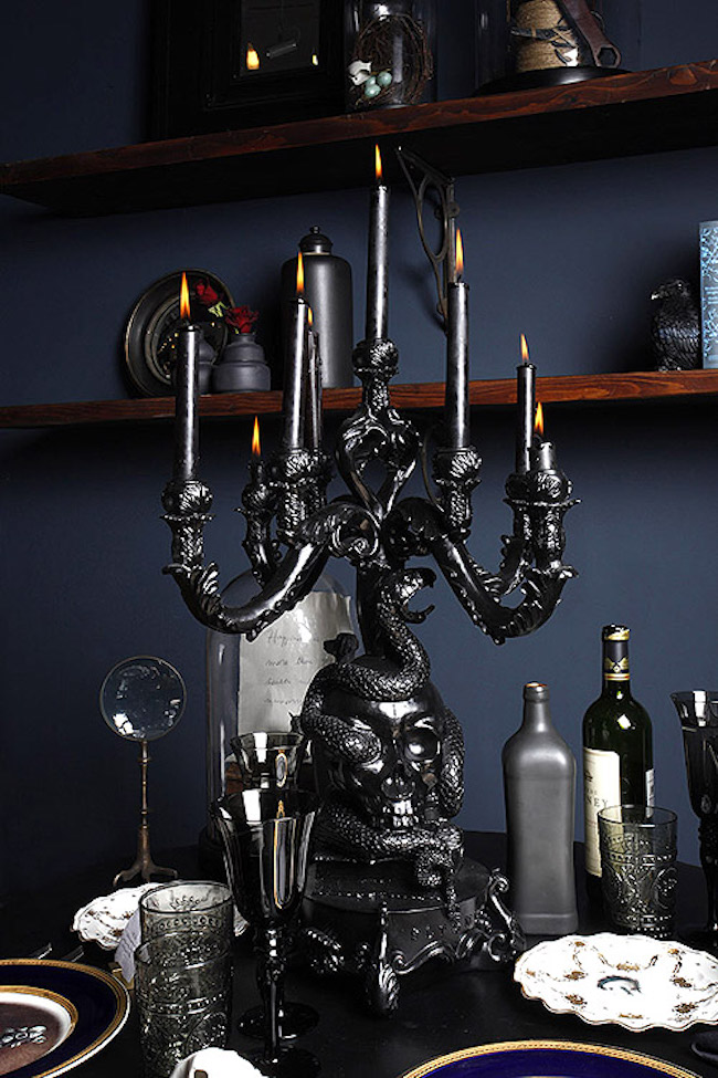 15 Creepy Gothic Candle Holder Ideas for a Scary Halloween