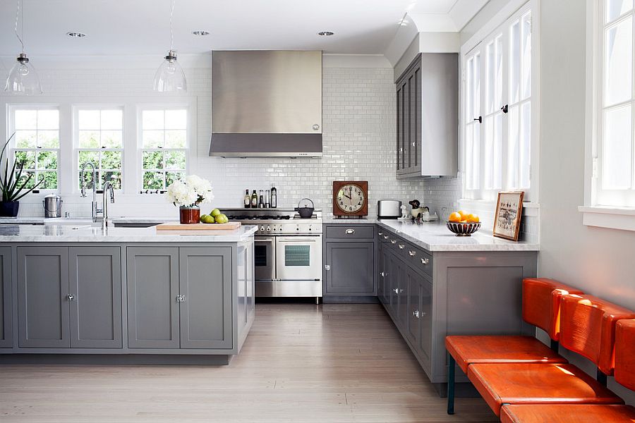 light gray kitchen design