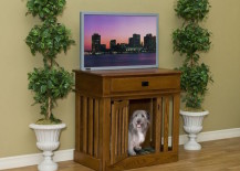 Large-wood-table-with-big-dog-crate-area-built-into-it-217x155