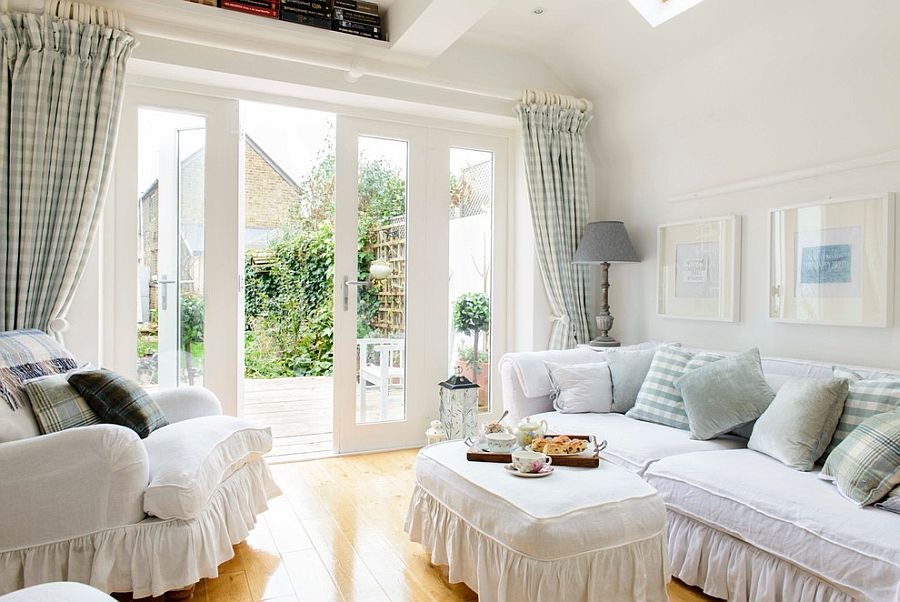 Lovely drapes and frilled decor fashion a classic setting [Design: Whitstable Island Interiors]