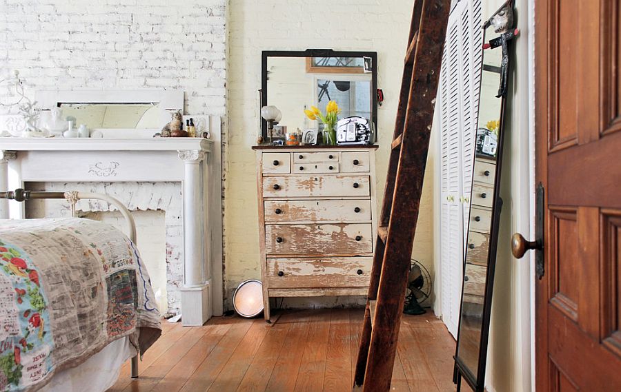 Make your own distressed furniture to create that perfect shabby chic bedroom