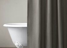Matelasse luxury shower curtain from Restoration Hardware