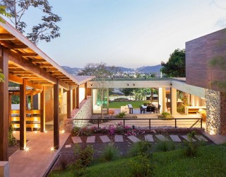 Indoor-Outdoor Home Design: Multi-Level Garden House in El Salvador