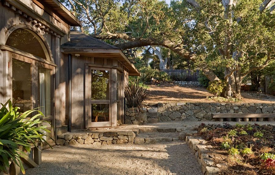 Original exterior of the cabin remains intact