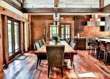 Rustic-dining-room-design-with-brick-wall-217x155