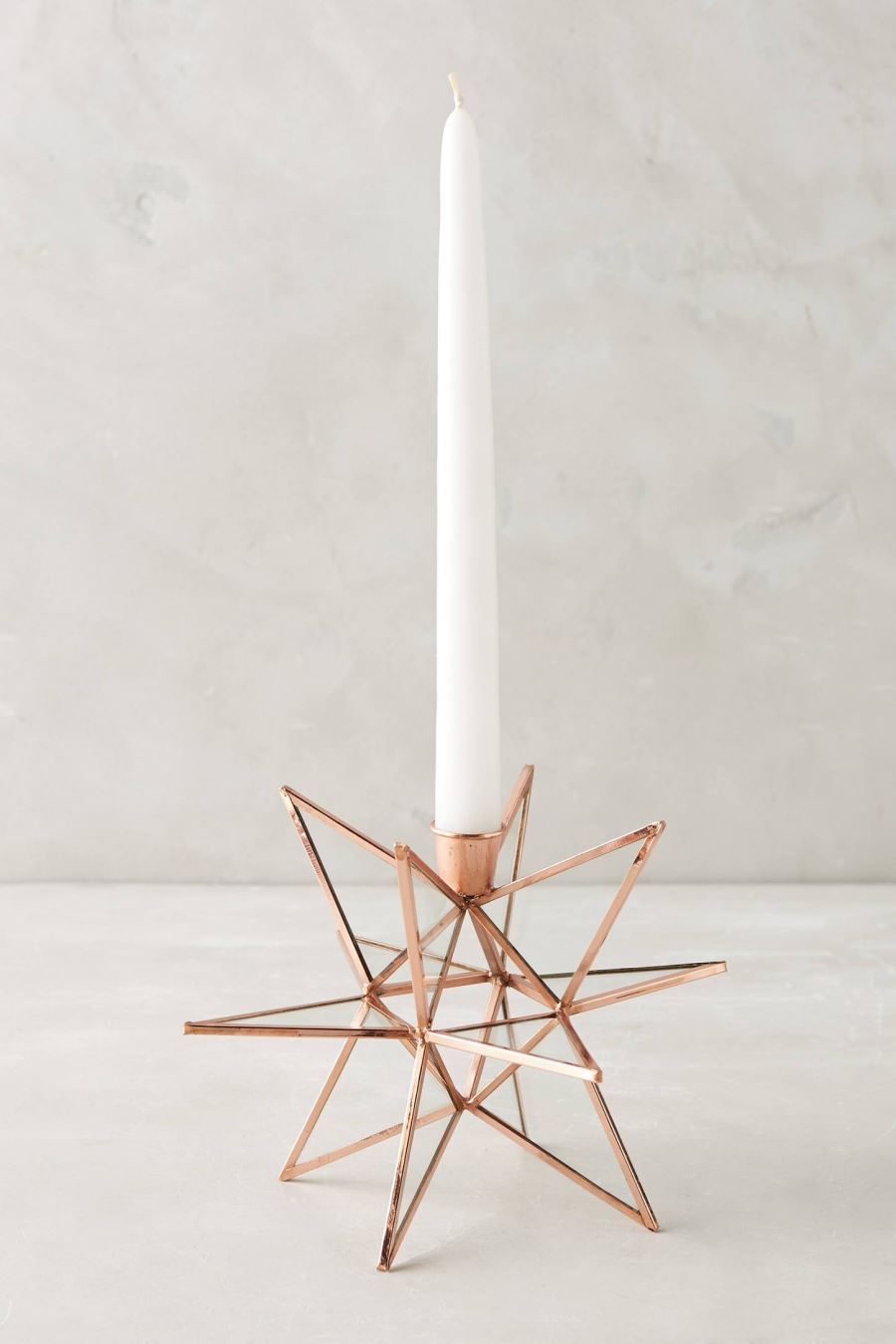 Sculptural candle holder from Anthropologie