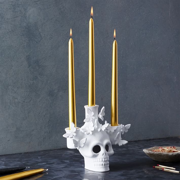 Skull candelabra from West Elm