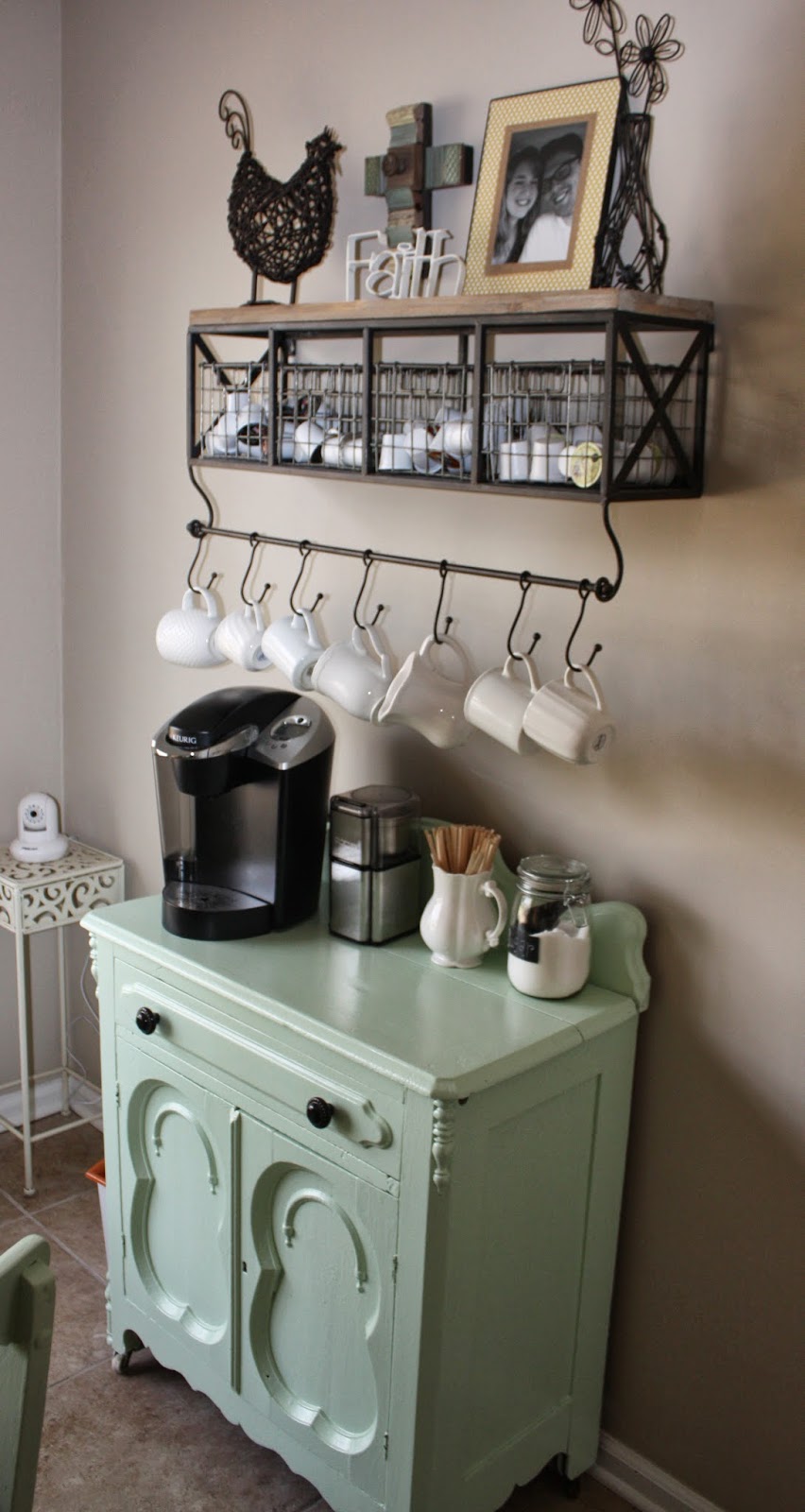 Kitchen coffee station ideas to start your morning right