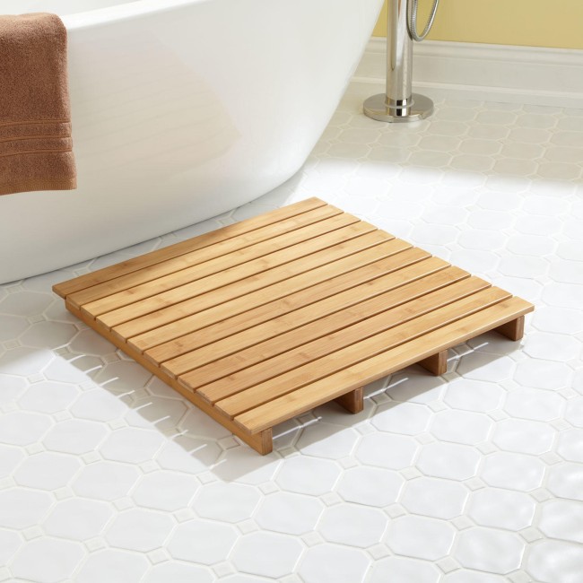 7 Bath Mat Ideas to Make Your Bathroom Feel More Like a Spa Decoist