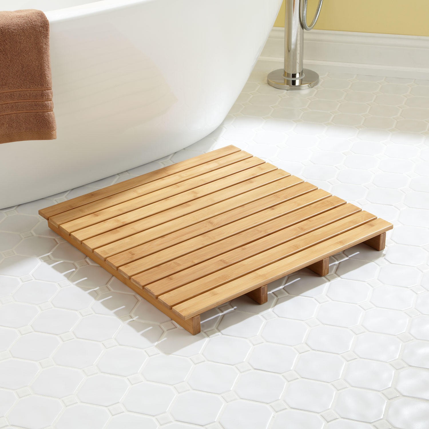 Cedar Wood Bath Mat , Indoor Outdoor Wood Shower Mat , Various