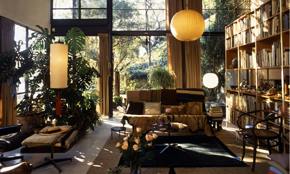 The Eames House living room