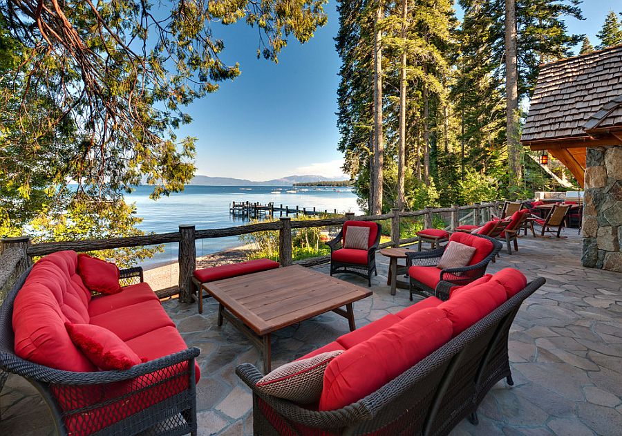 Tranquil deck is all about the wonderful view on offer