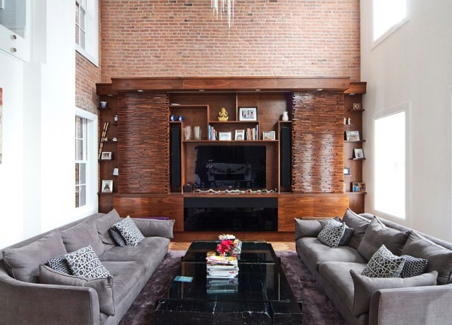 100 Brick Wall Living Rooms That Inspire Your Design Creativity 