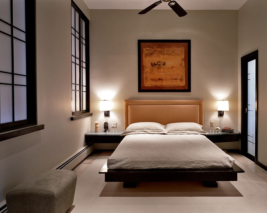 Zen bedroom is all about beautiful balance of elements