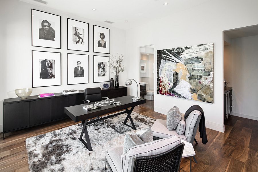 30 Black and White Home Offices That Leave You Spellbound