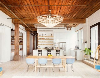 Williamsburg Loft: Industrial NYC Home Designed for a Chef and a Sculptor!