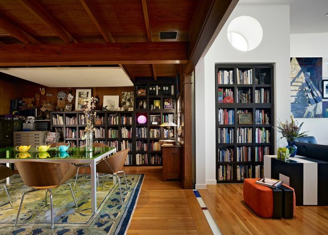 25 Dining Rooms and Library Combinations, Ideas, Inspirations