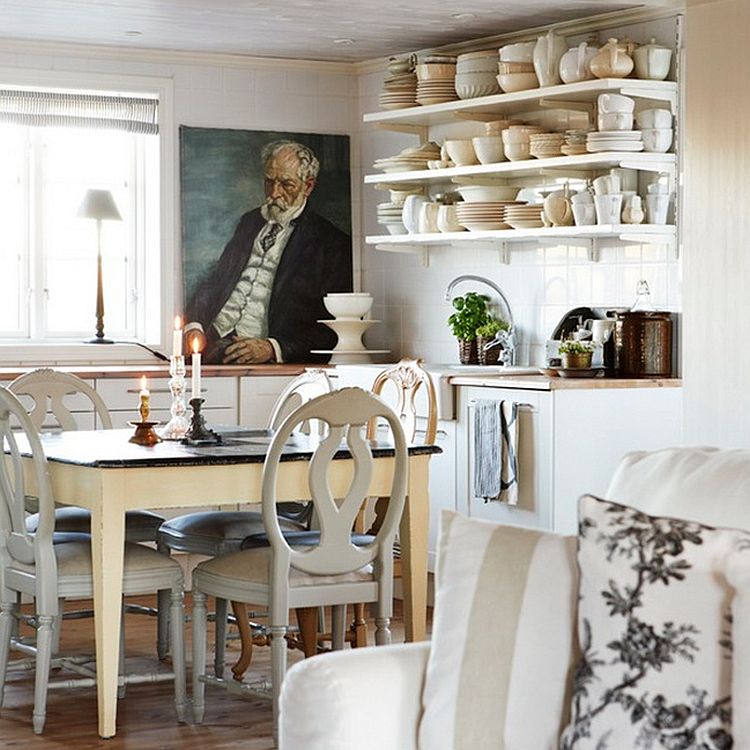 Bring together the kitchen and the dining area with ease